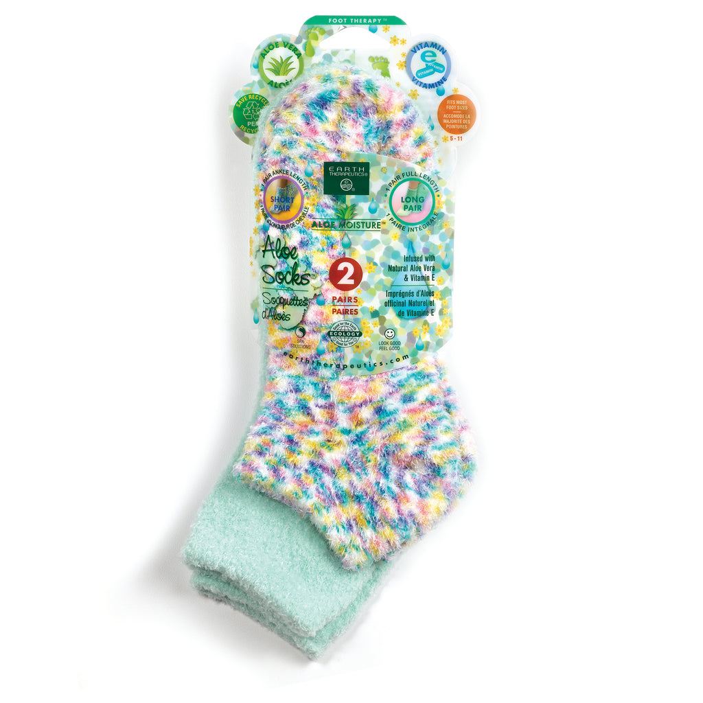 Earth Therapeutics Moisturizing Socks 2 Pack, Color: Generic Scent