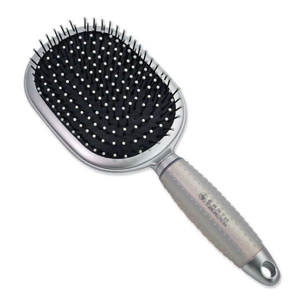 Paddle Hair Brush With Rubber Handle
