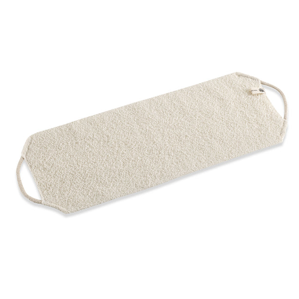 Organic Cotton Exfoliating Wash Towel with Straps